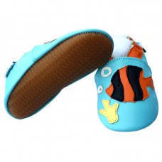 fish blue rubber sole